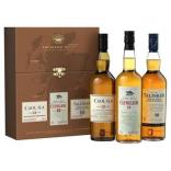 Whisky Classic Malts Coastal Collection Single Malt Scotch 3-Pack Gift Set - Caol Ila 12 Yrs, Clynelish 14 Yrs, Talisker 10 Yrs