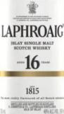 Laphroaig - 16 Year Old Single Malt Scotch Whisky 0