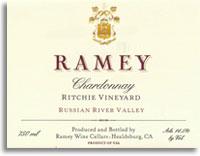 Ramey Wine Cellars - Chardonnay Ritchie Vineyard Russian River Valley 2019