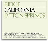 Ridge Vineyards - Zinfandel Lytton Springs Dry Creek Valley 2020