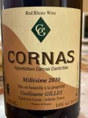 Domaine Guillaume Gilles - Cornas Rhone 2020
