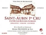 Henri Prudhon & Fils - Les Rouges Gorges Saint-Aubin Premier Cru 2020