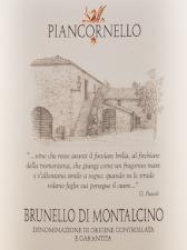Piancornello - Brunello di Montalcino DOCG 2016