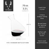 Viski - Rolling Crystal Wine Decanter 0